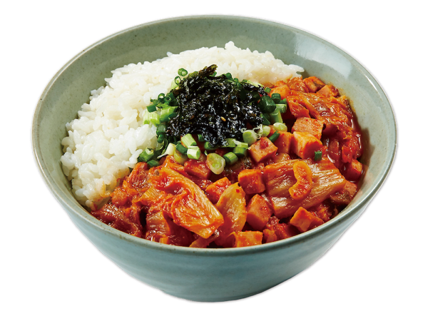 햄김치덮밥